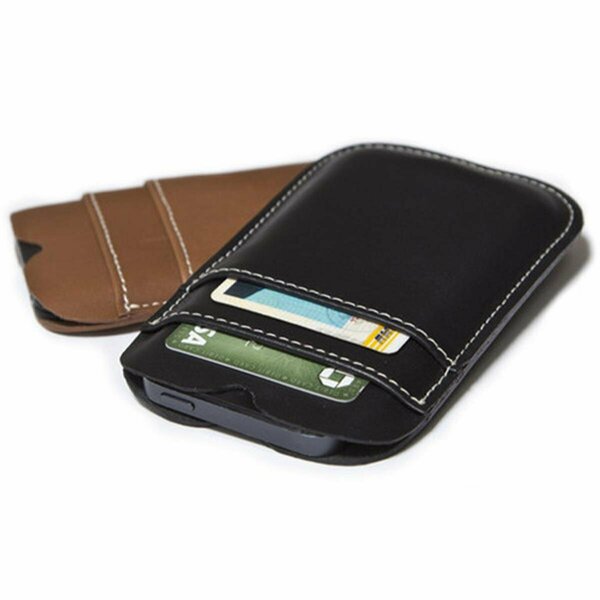 Raika iPhone Card Case Wallet - Brown AN 500 BROWN